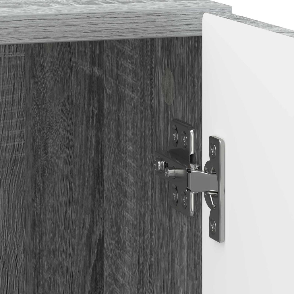 Nachttisch 2 pcs Graues Sonoma 43 x 34,5 x 50 cm Holzwerkstoff