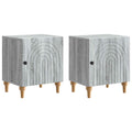 Nachttisch 2 pcs Graues Sonoma 43 x 34,5 x 50 cm Holzwerkstoff