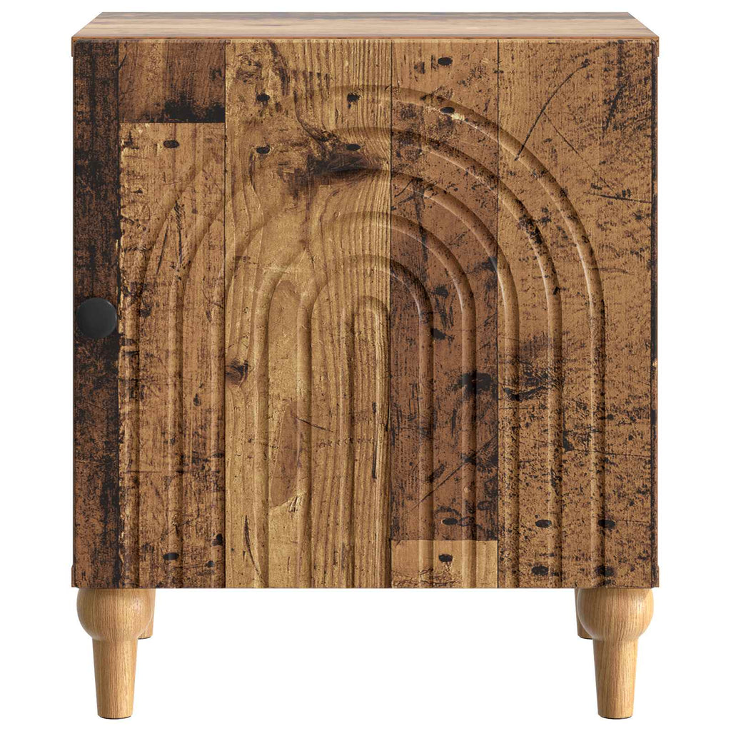 Nachttisch 2 pcs Altholz 43 x 34,5 x 50 cm Holzwerkstoff