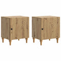 Nachttisch 2 pcs Artisan-Eiche 43 x 34,5 x 50 cm Holzwerkstoff