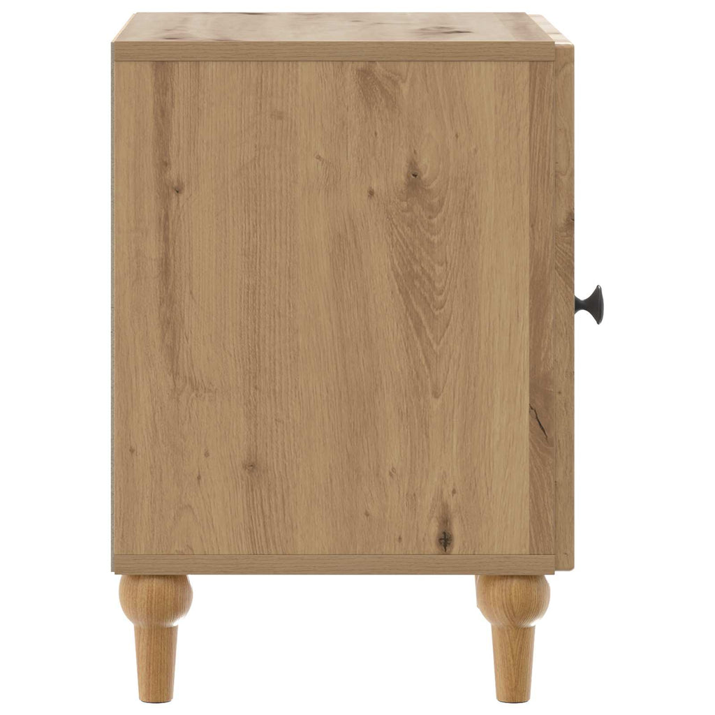Nachttisch 2 pcs Artisan-Eiche 43 x 34,5 x 50 cm Holzwerkstoff