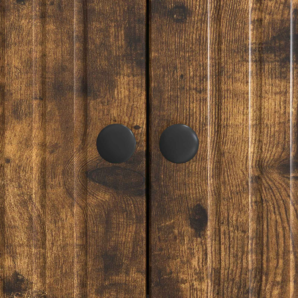 Sideboard Geräucherte Eiche 66 x 34,5 x 90 cm Holzwerkstoff