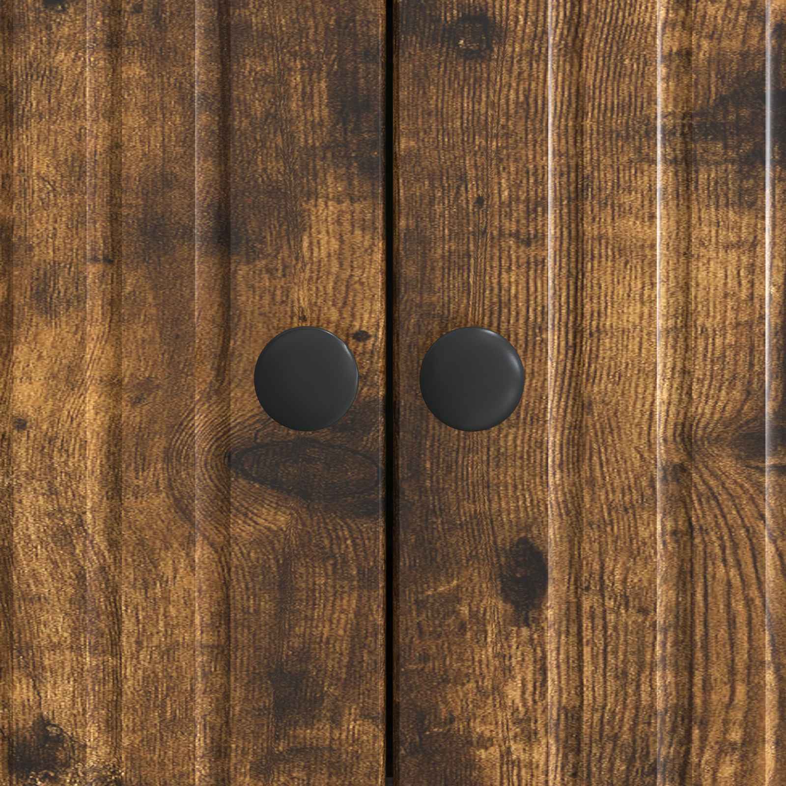 Sideboard Geräucherte Eiche 66 x 34,5 x 90 cm Holzwerkstoff