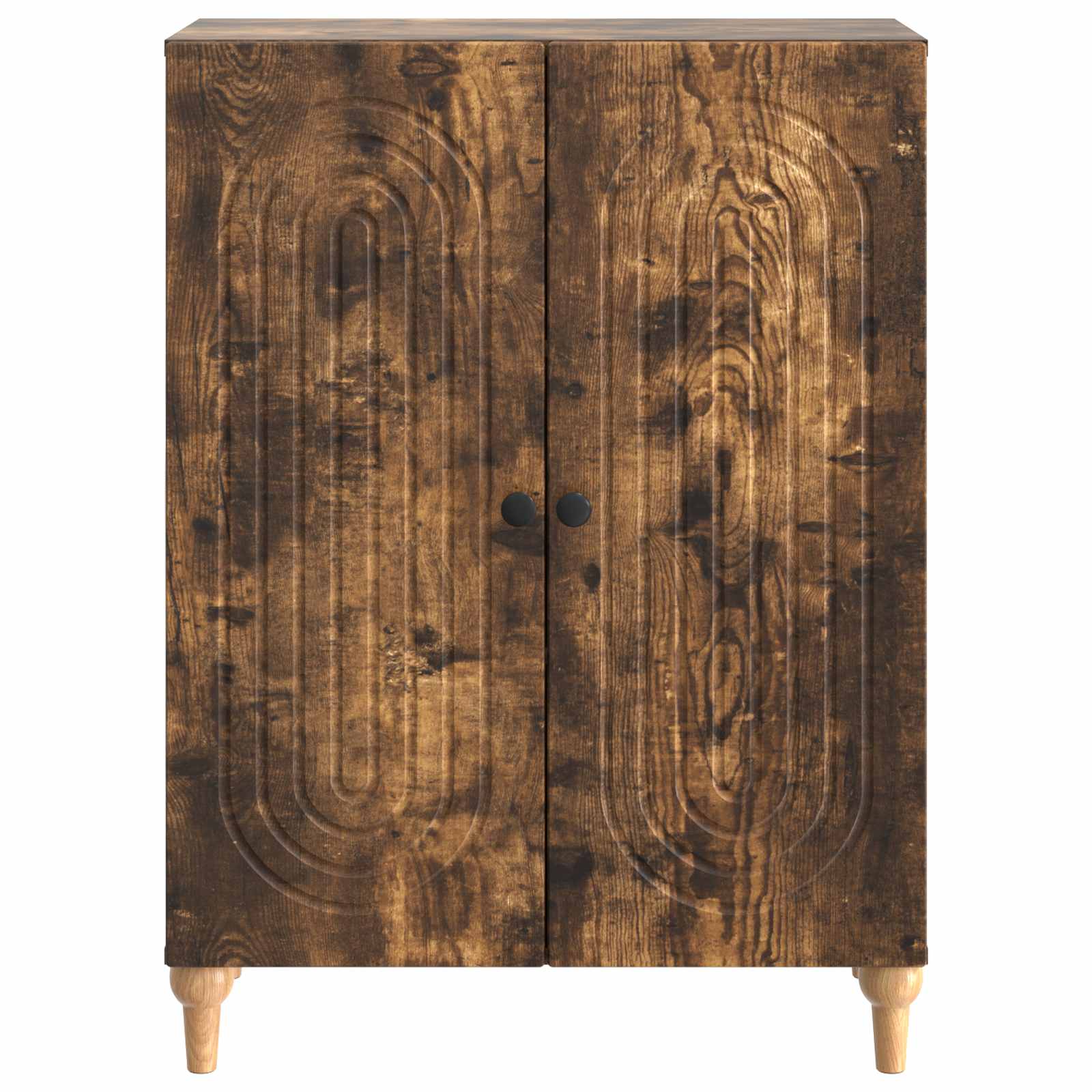 Sideboard Geräucherte Eiche 66 x 34,5 x 90 cm Holzwerkstoff