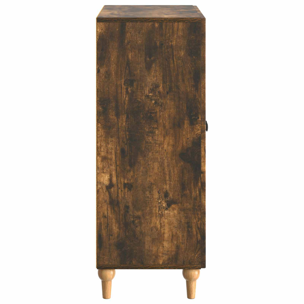 Sideboard Geräucherte Eiche 66 x 34,5 x 90 cm Holzwerkstoff