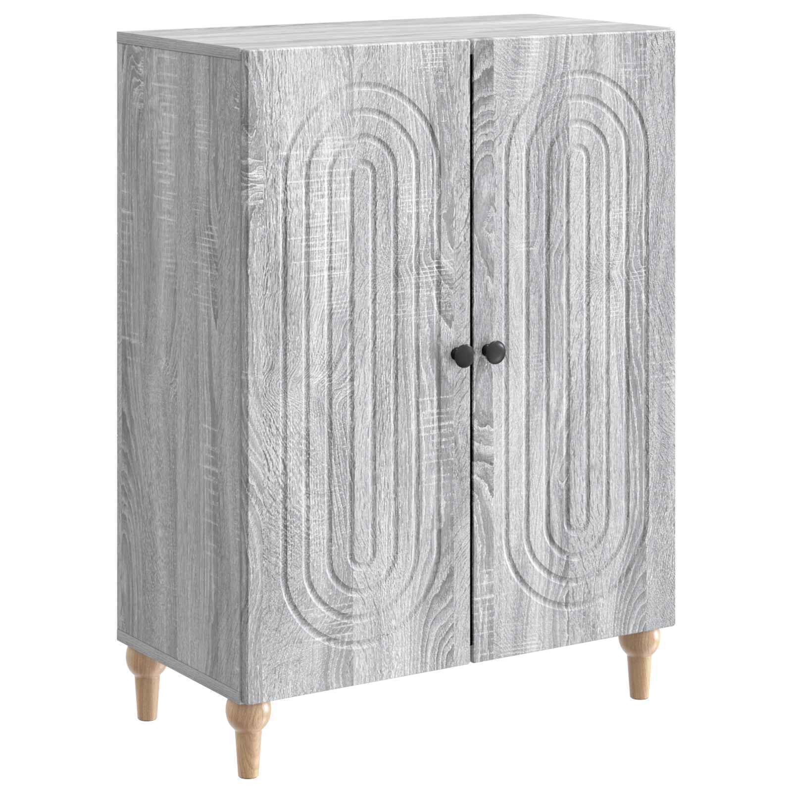 Sideboard Graues Sonoma 66 x 34,5 x 90 cm Holzwerkstoff