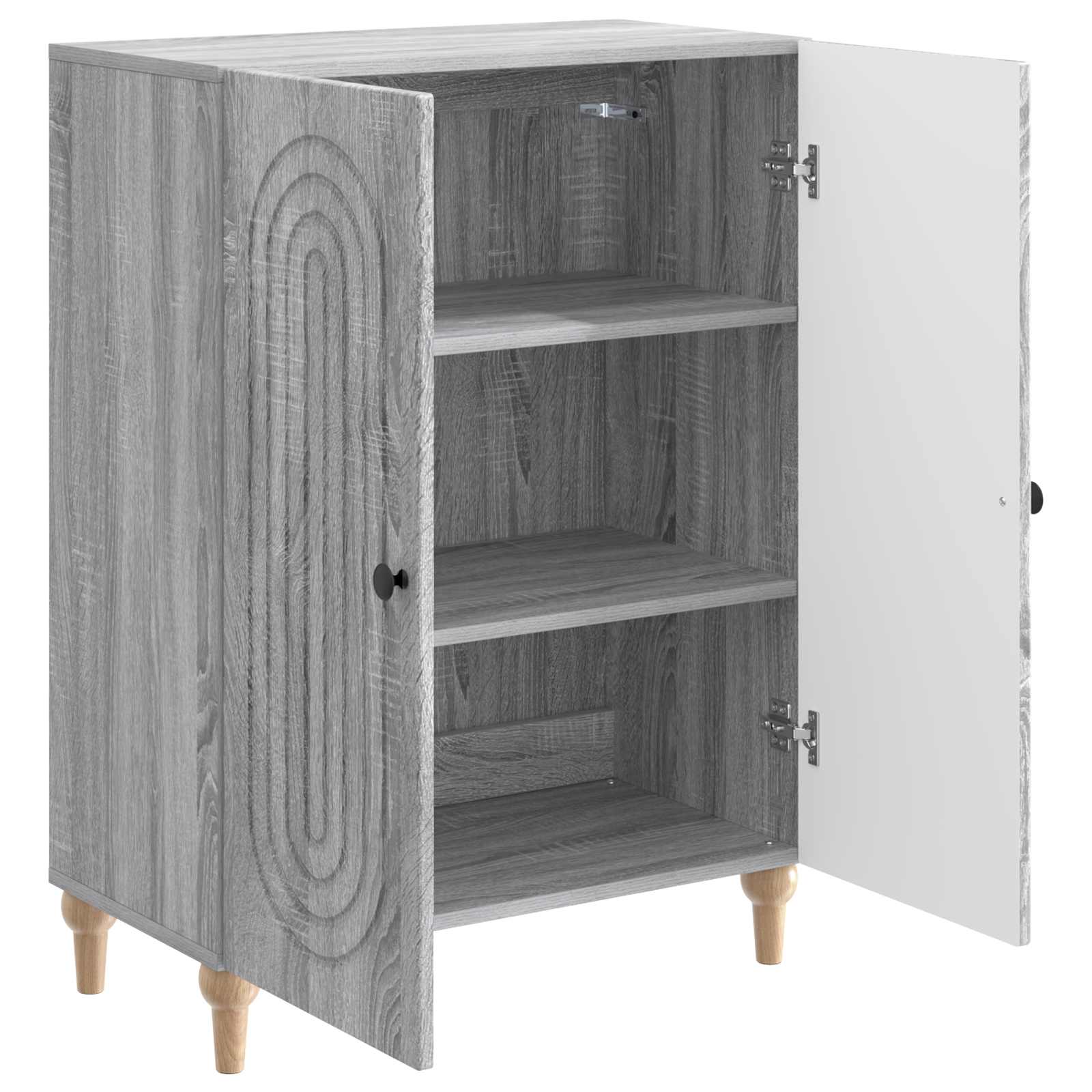 Sideboard Graues Sonoma 66 x 34,5 x 90 cm Holzwerkstoff