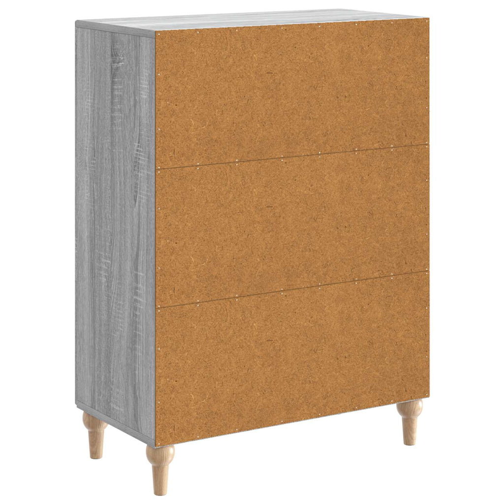 Sideboard Graues Sonoma 66 x 34,5 x 90 cm Holzwerkstoff