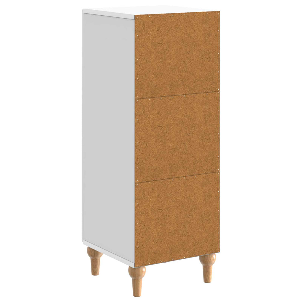 Sideboard Weiß 33 x 34,5 x 90 cm Holzwerkstoff
