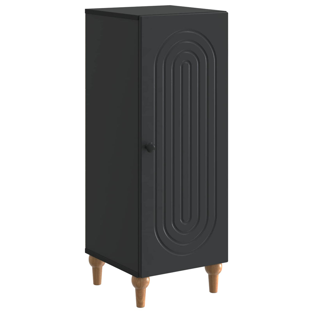 Sideboard Schwarz 33 x 34,5 x 90 cm Holzwerkstoff