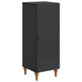Sideboard Schwarz 33 x 34,5 x 90 cm Holzwerkstoff
