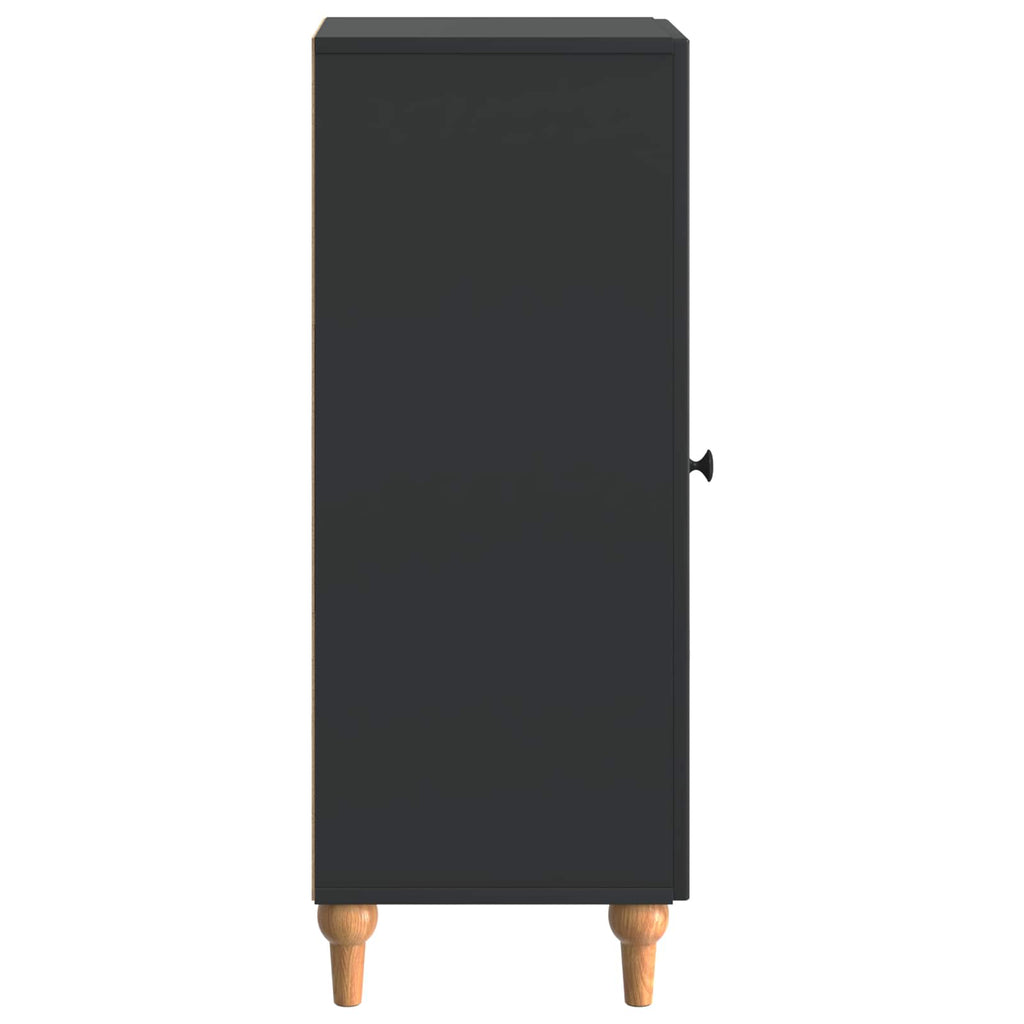 Sideboard Schwarz 33 x 34,5 x 90 cm Holzwerkstoff