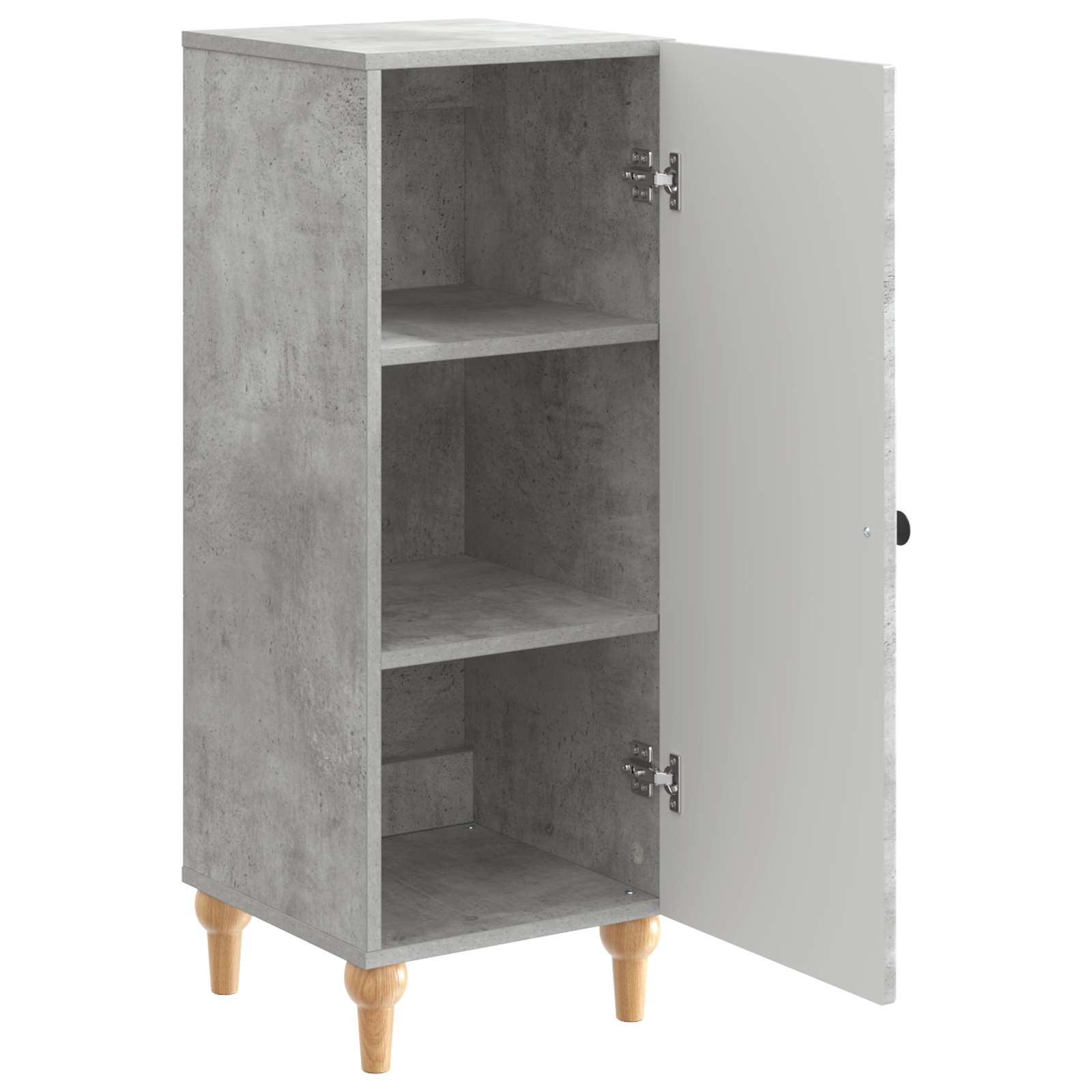 Sideboard Betongrau 33 x 34,5 x 90 cm Holzwerkstoff