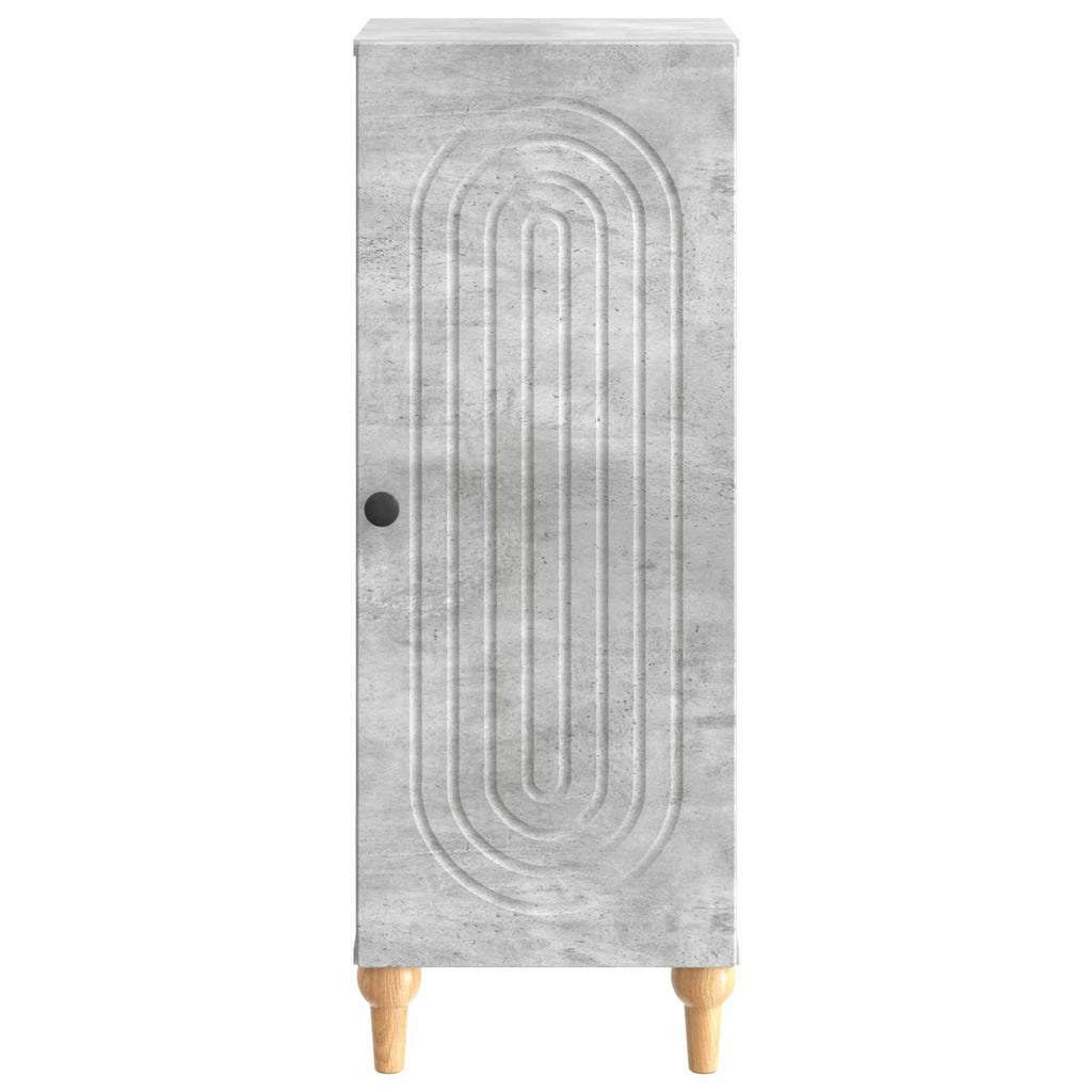 Sideboard Betongrau 33 x 34,5 x 90 cm Holzwerkstoff