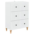 Schubladenschrank Weiß 66 x 34,5 x 90 cm Holzwerkstoff