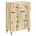 Schubladenschrank Sonoma-Eiche 66 x 34,5 x 90 cm Holzwerkstoff