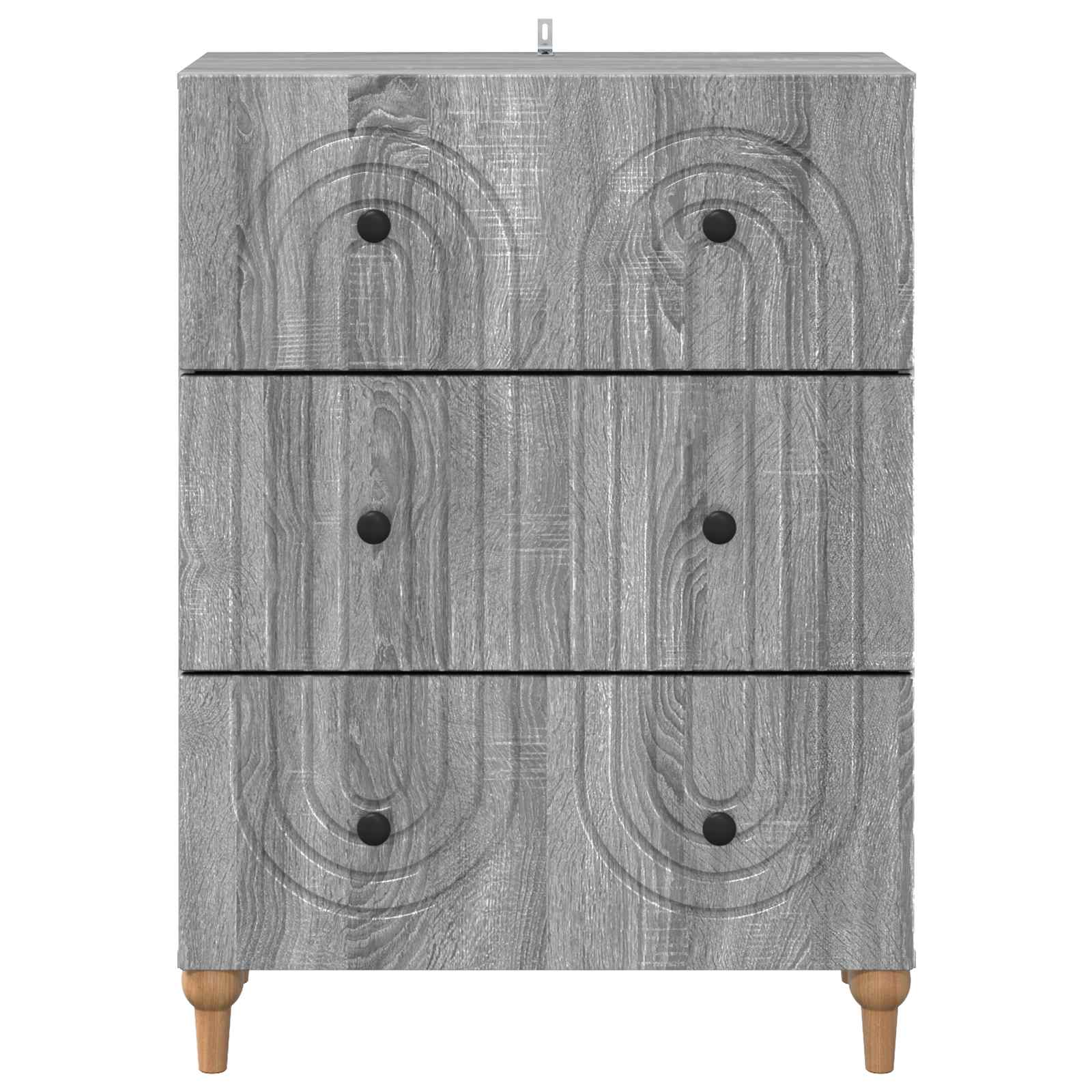 Schubladenschrank Graues Sonoma 66 x 34,5 x 90 cm Holzwerkstoff