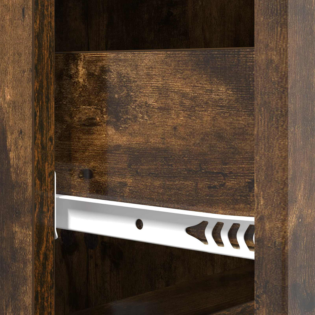 Schubladenschrank Geräucherte Eiche 33 x 34,5 x 90 cm