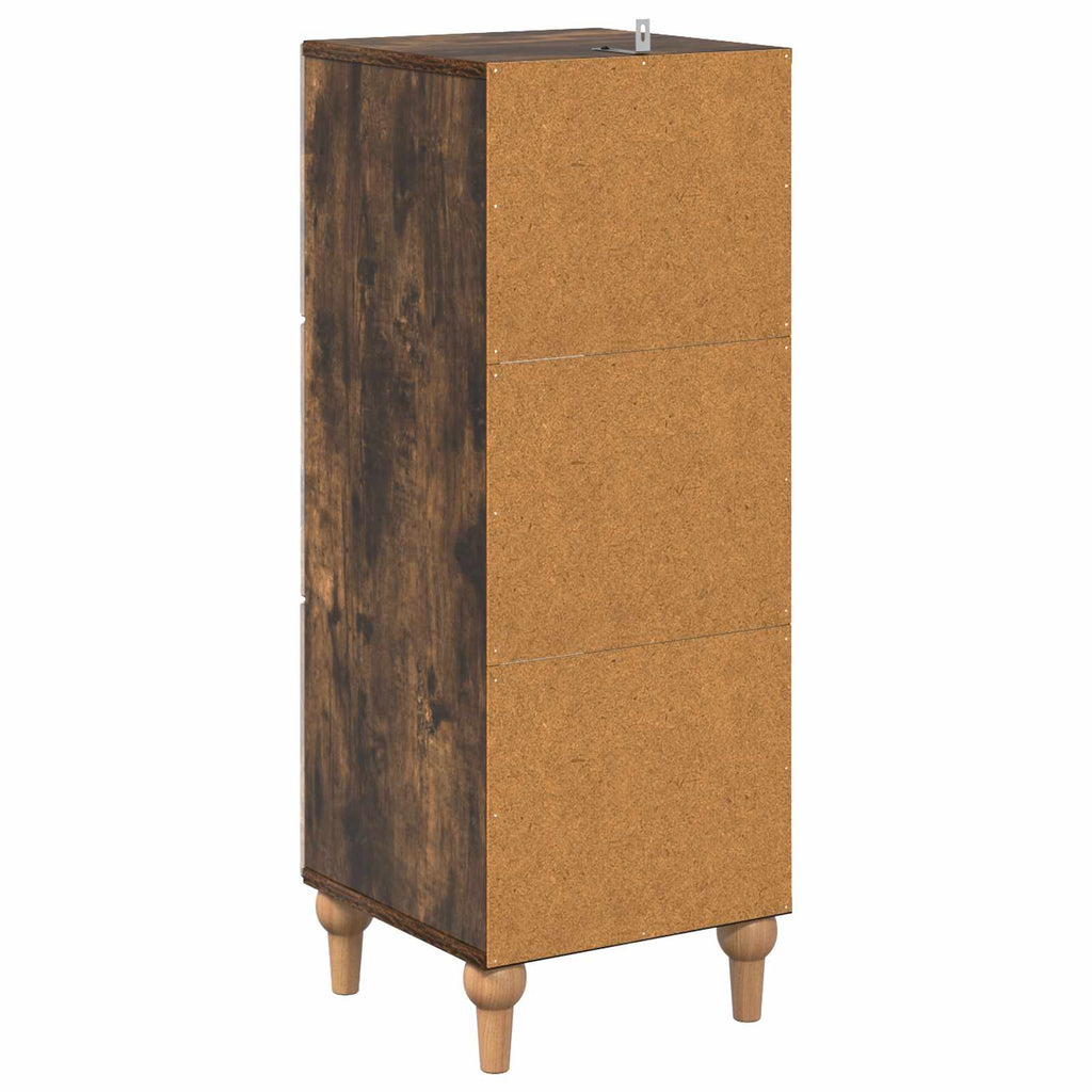 Schubladenschrank Geräucherte Eiche 33 x 34,5 x 90 cm
