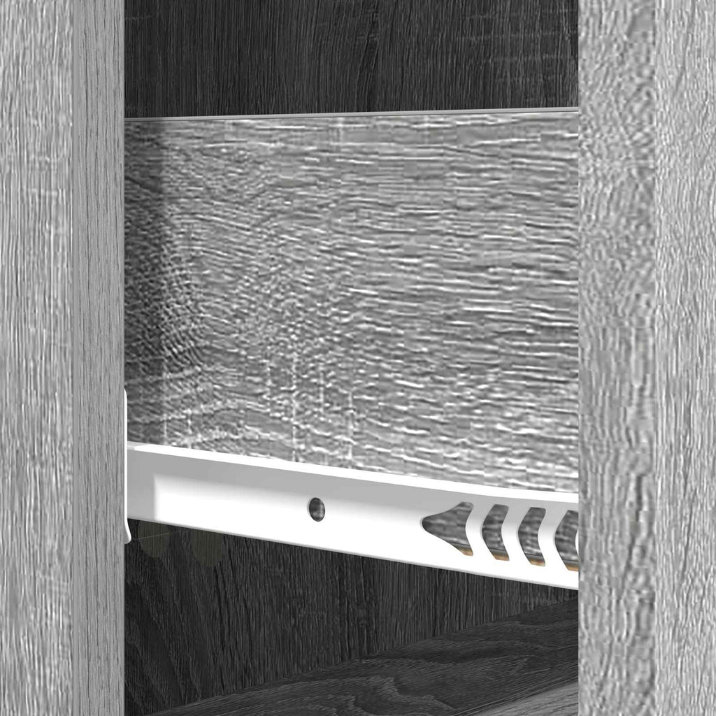 Schubladenschrank Graues Sonoma 33 x 34,5 x 90 cm Holzwerkstoff