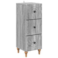 Schubladenschrank Graues Sonoma 33 x 34,5 x 90 cm Holzwerkstoff