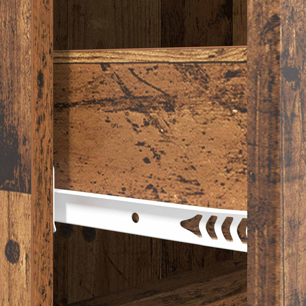 Schubladenschrank Altholz 33 x 34,5 x 90 cm Holzwerkstoff