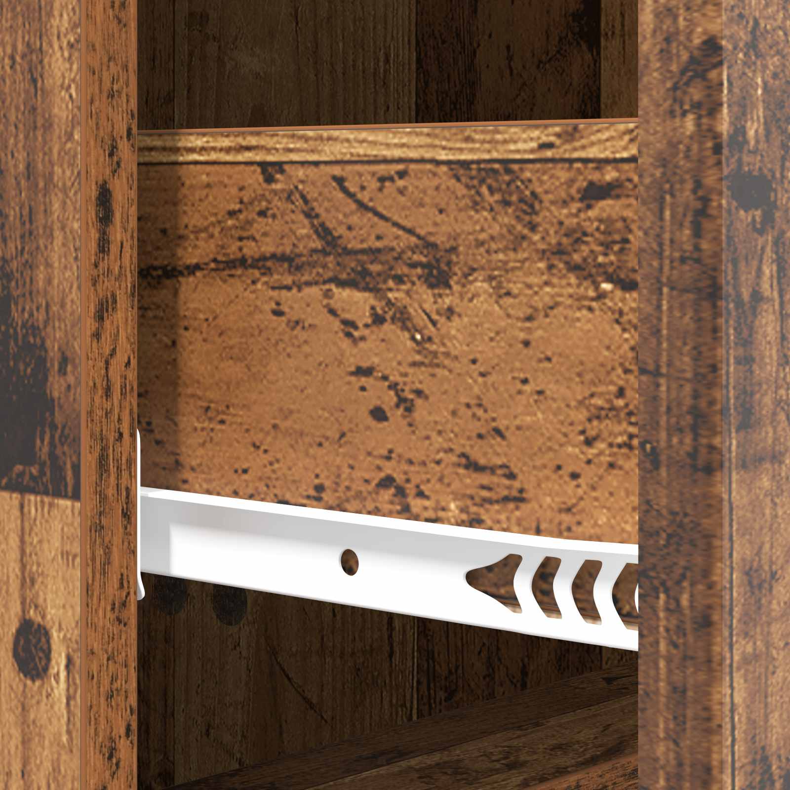 Schubladenschrank Altholz 33 x 34,5 x 90 cm Holzwerkstoff