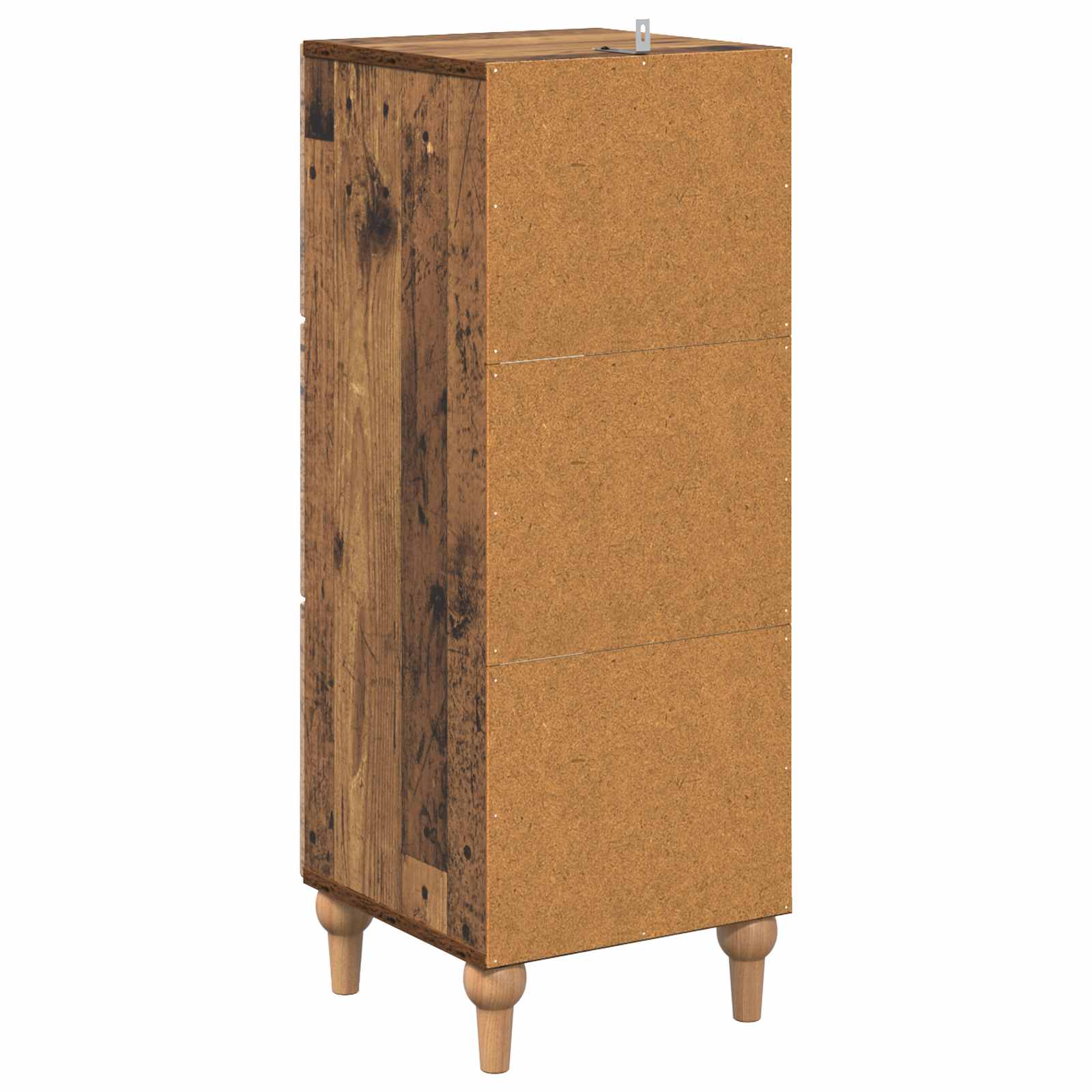 Schubladenschrank Altholz 33 x 34,5 x 90 cm Holzwerkstoff
