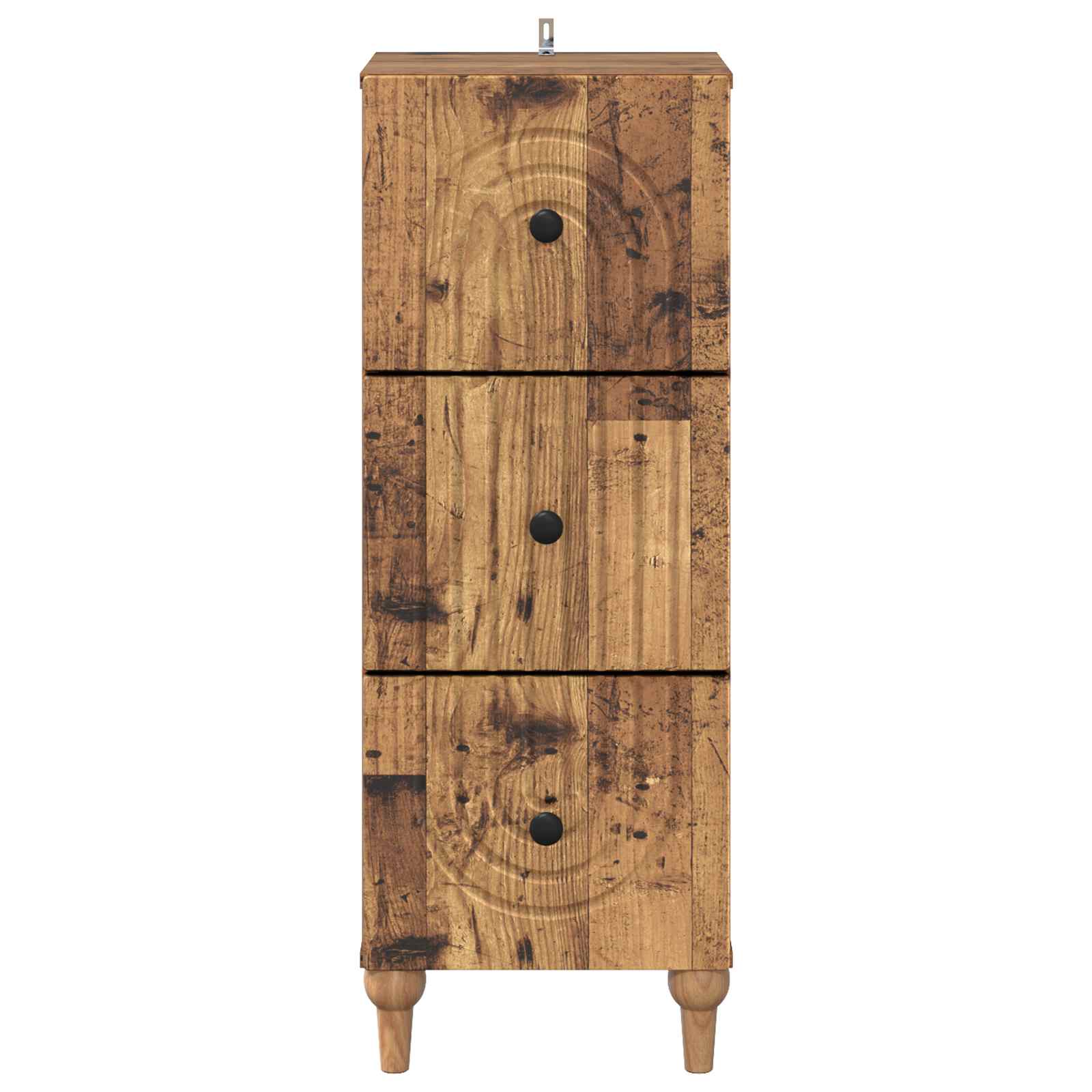 Schubladenschrank Altholz 33 x 34,5 x 90 cm Holzwerkstoff