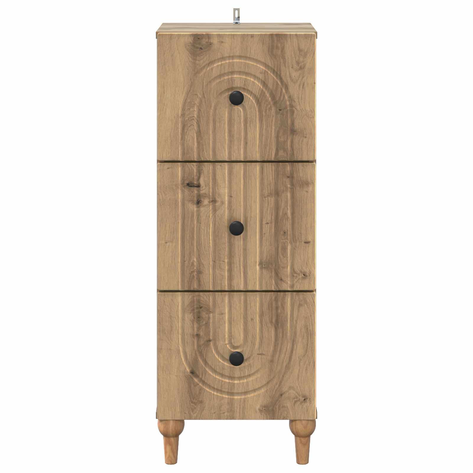 Schubladenschrank Artisan-Eiche 33 x 34,5 x 90 cm Holzwerkstoff