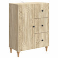 Sideboard Sonoma-Eiche 66 x 34,5 x 90 cm Holzwerkstoff