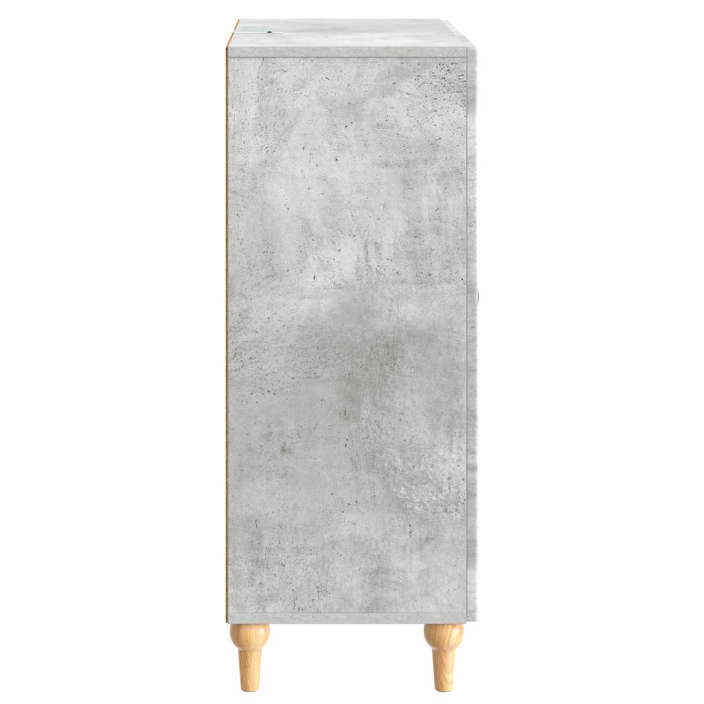 Sideboard Betongrau 66 x 34,5 x 90 cm Holzwerkstoff