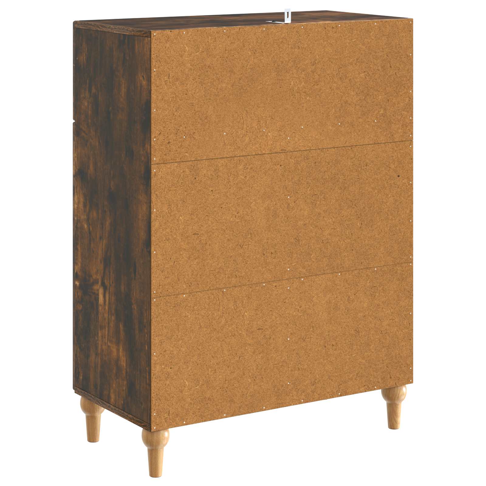 Sideboard Geräucherte Eiche 66 x 34,5 x 90 cm Holzwerkstoff