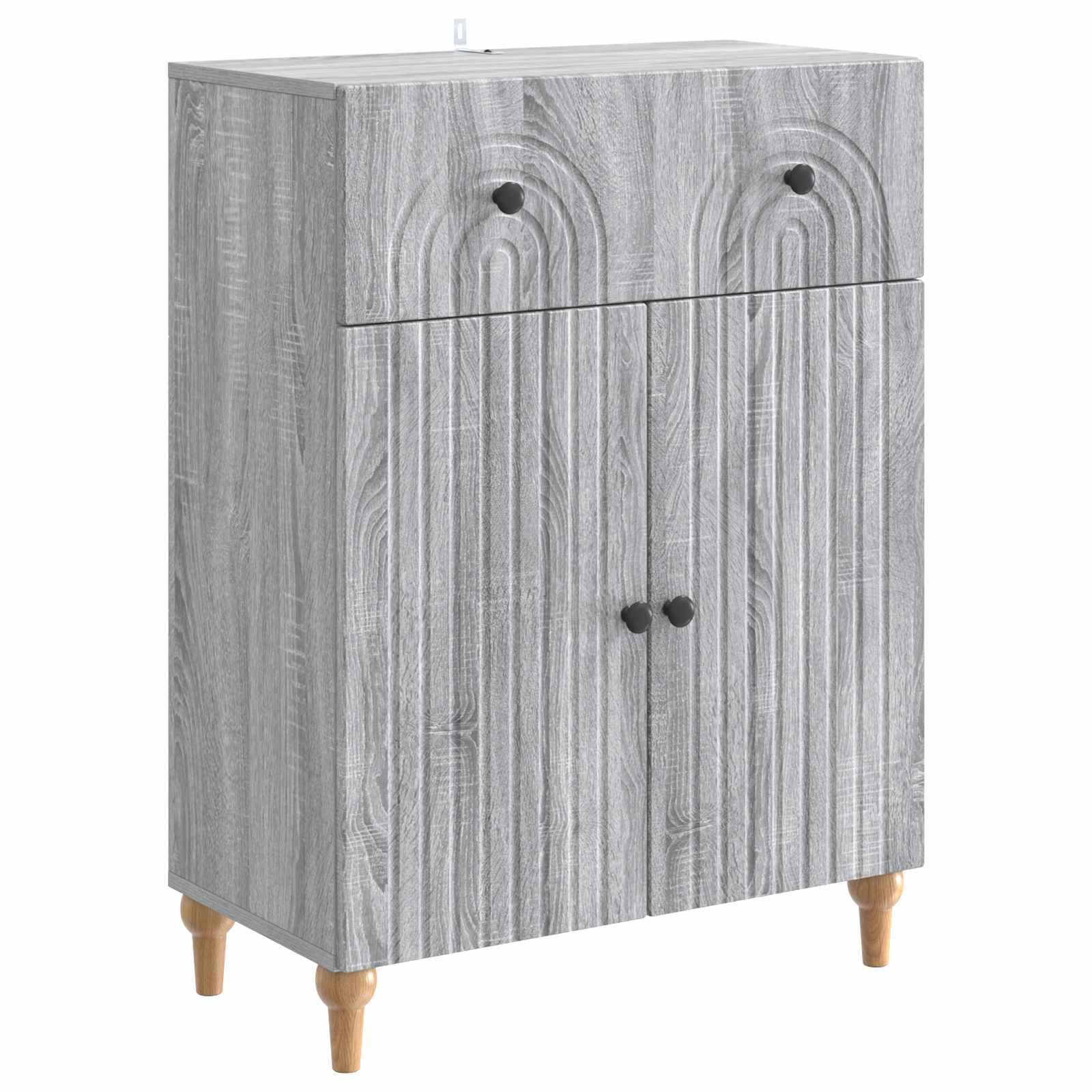 Sideboard Graues Sonoma 66 x 34,5 x 90 cm Holzwerkstoff