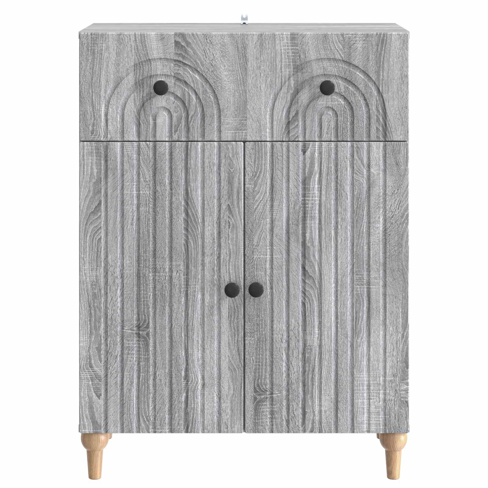 Sideboard Graues Sonoma 66 x 34,5 x 90 cm Holzwerkstoff
