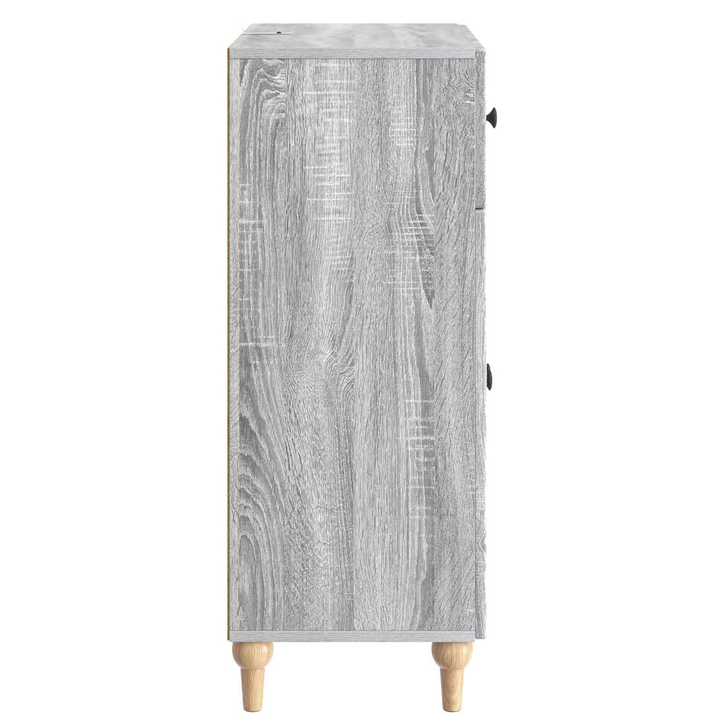 Sideboard Graues Sonoma 66 x 34,5 x 90 cm Holzwerkstoff