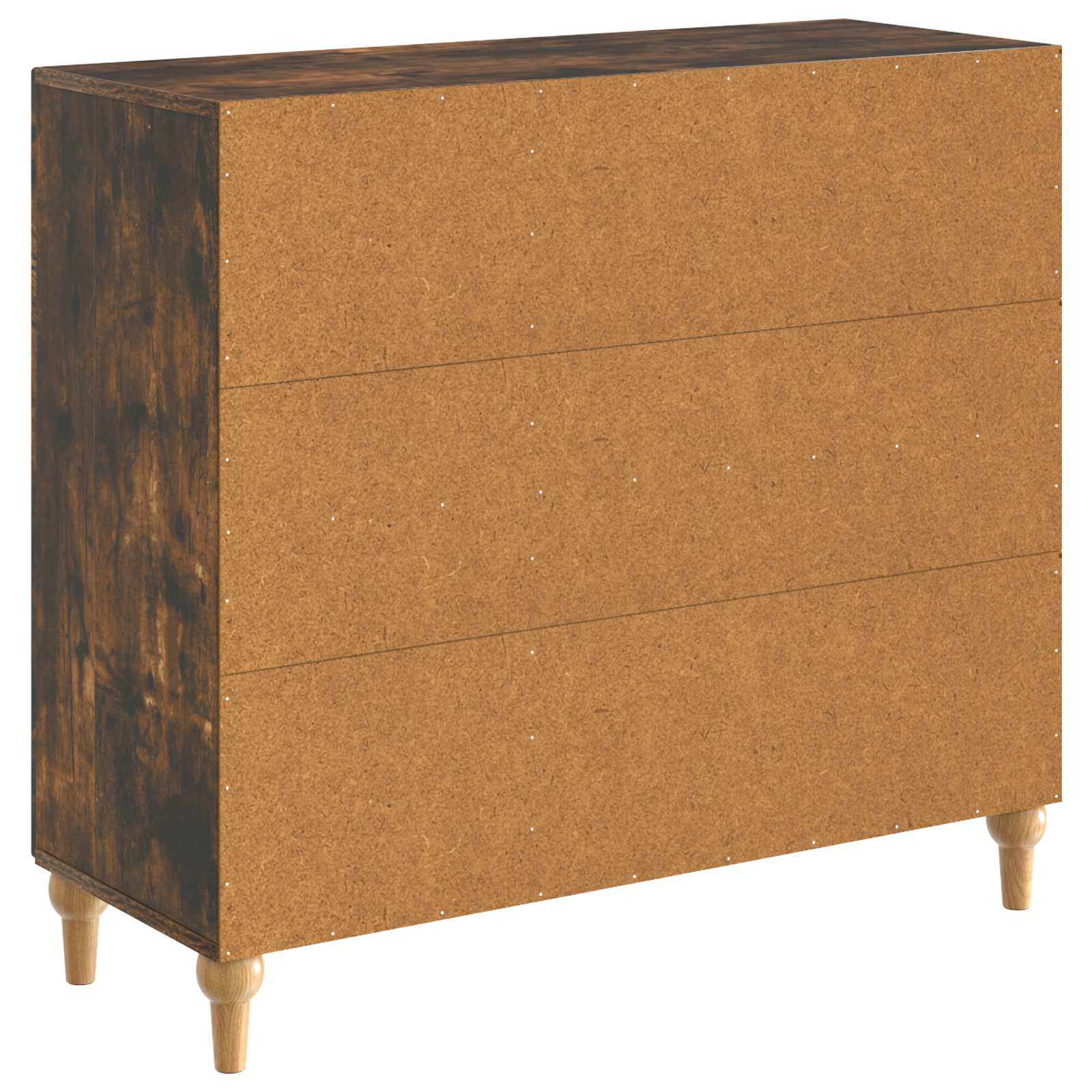 Sideboard Geräucherte Eiche 89 x 34,5 x 80 cm Holzwerkstoff