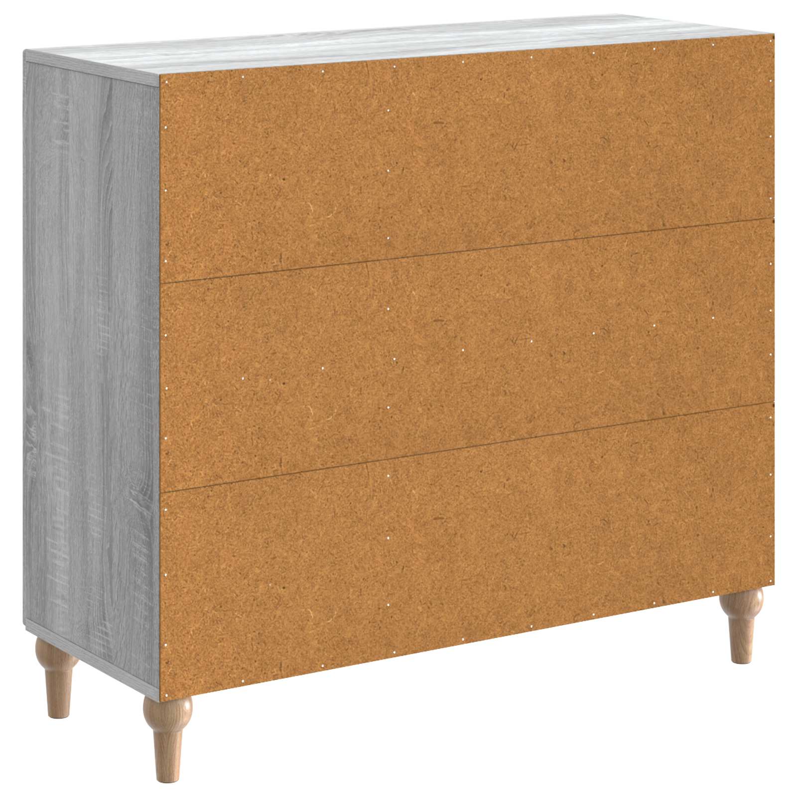 Sideboard Graues Sonoma 89 x 34,5 x 80 cm Holzwerkstoff