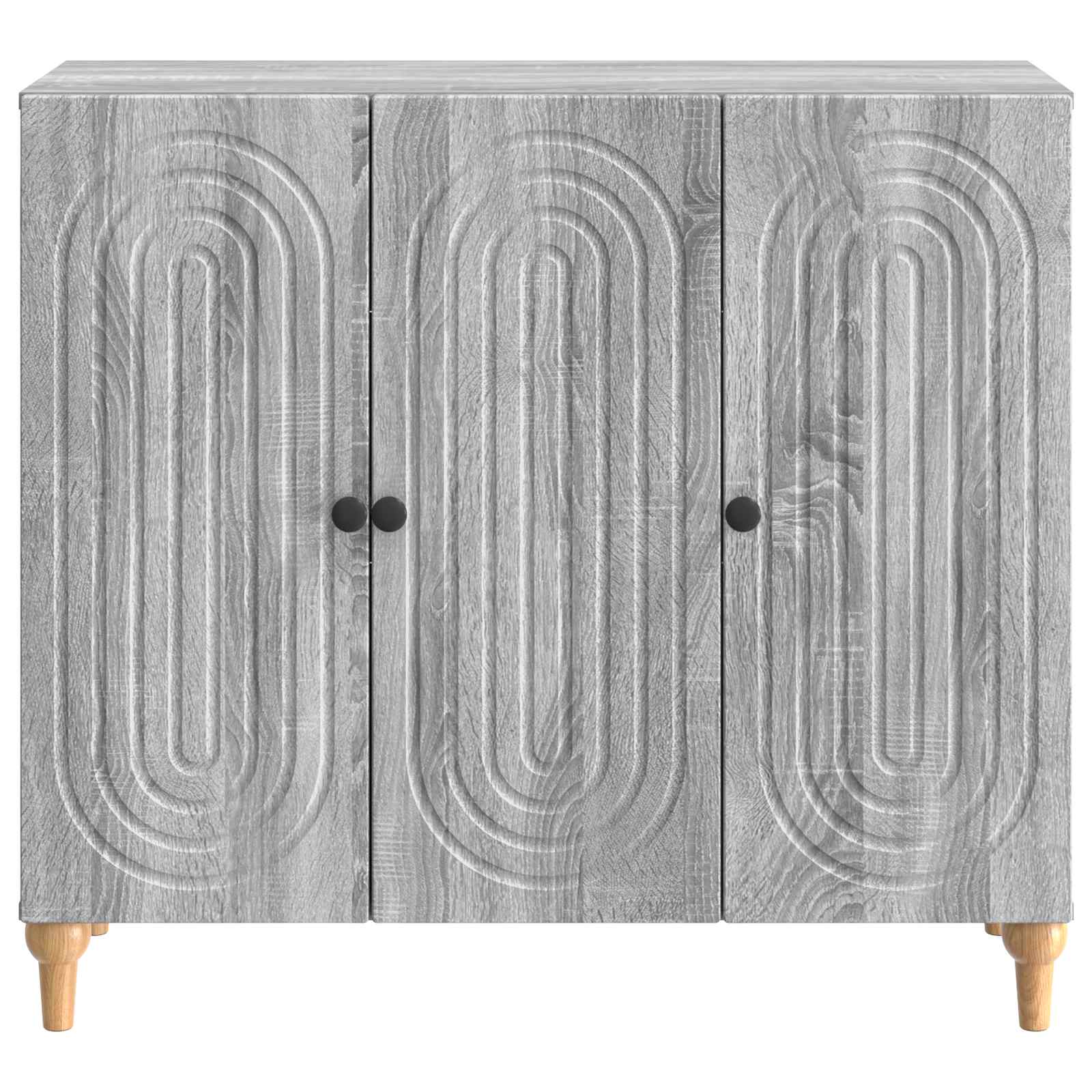 Sideboard Graues Sonoma 89 x 34,5 x 80 cm Holzwerkstoff