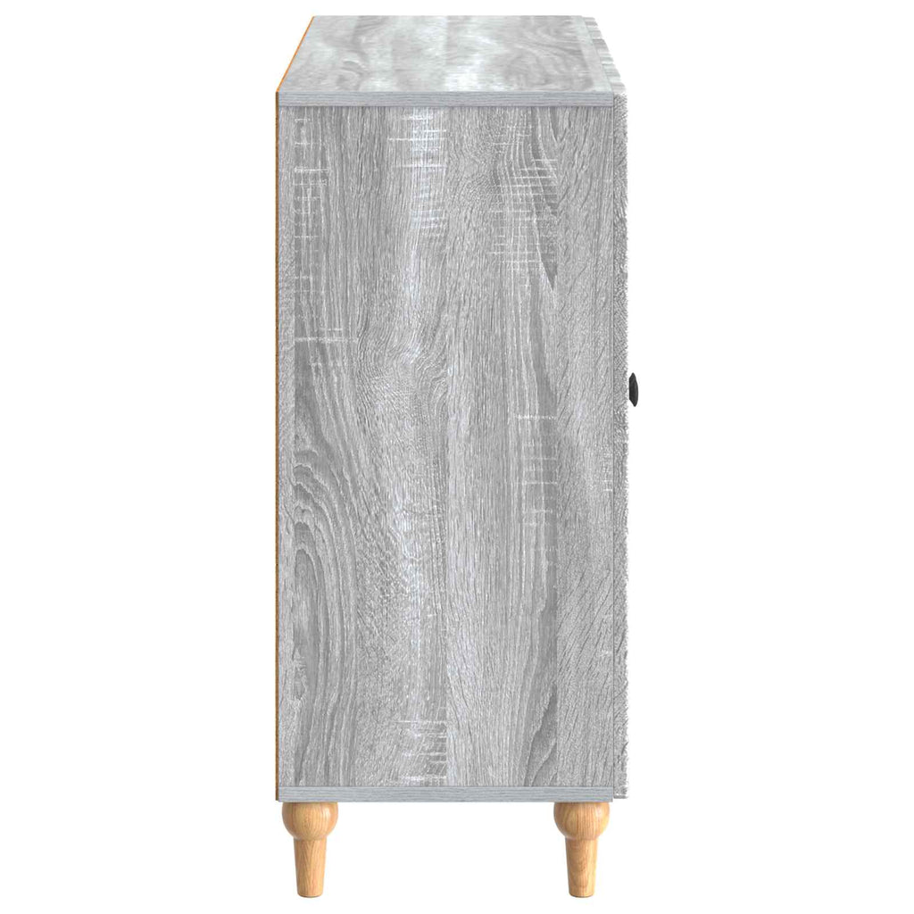 Sideboard Graues Sonoma 89 x 34,5 x 80 cm Holzwerkstoff