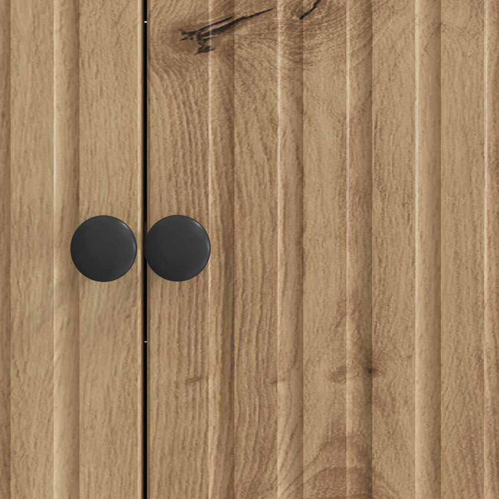 Sideboard Artisan-Eiche 89 x 34,5 x 80 cm Holzwerkstoff