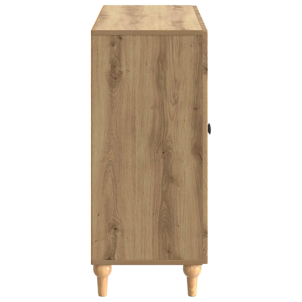 Sideboard Artisan-Eiche 89 x 34,5 x 80 cm Holzwerkstoff