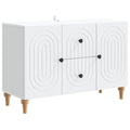 TV-Schränk mit Schubladen Weiß 89 x 34,5 x 60 cm Holzwerkstoff
