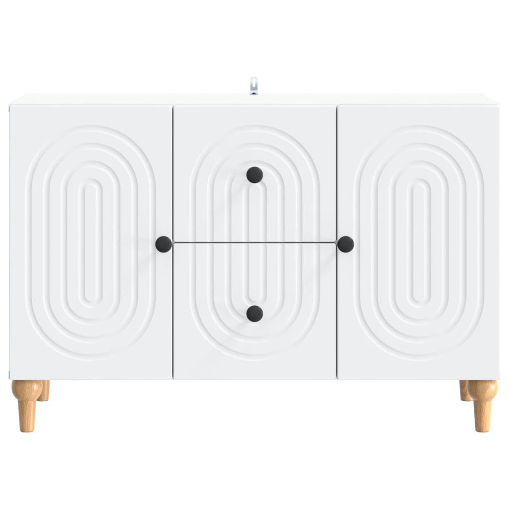 TV-Schränk mit Schubladen Weiß 89 x 34,5 x 60 cm Holzwerkstoff