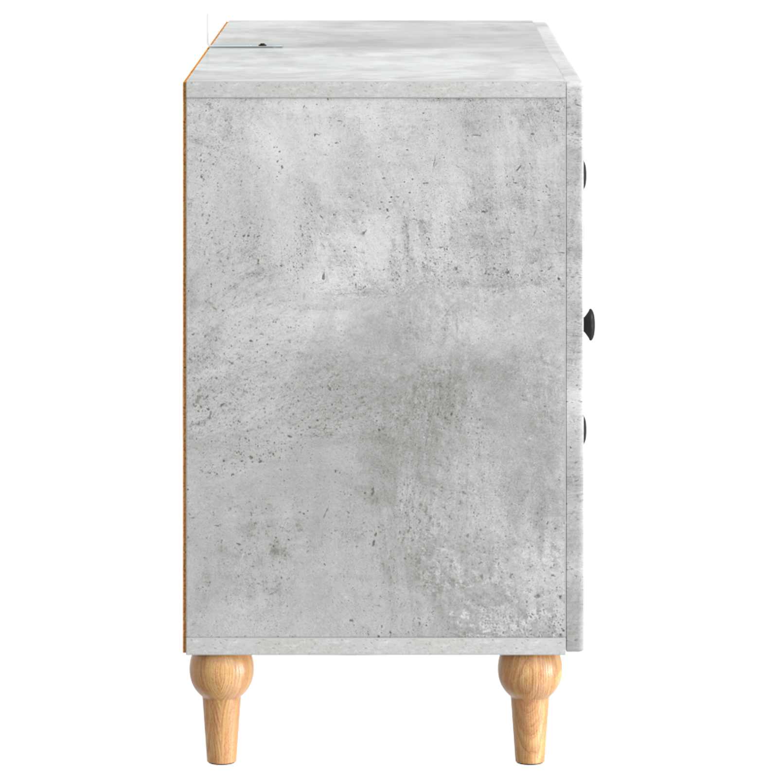 TV-Schränk Betongrau 89 x 34,5 x 60 cm Holzwerkstoff