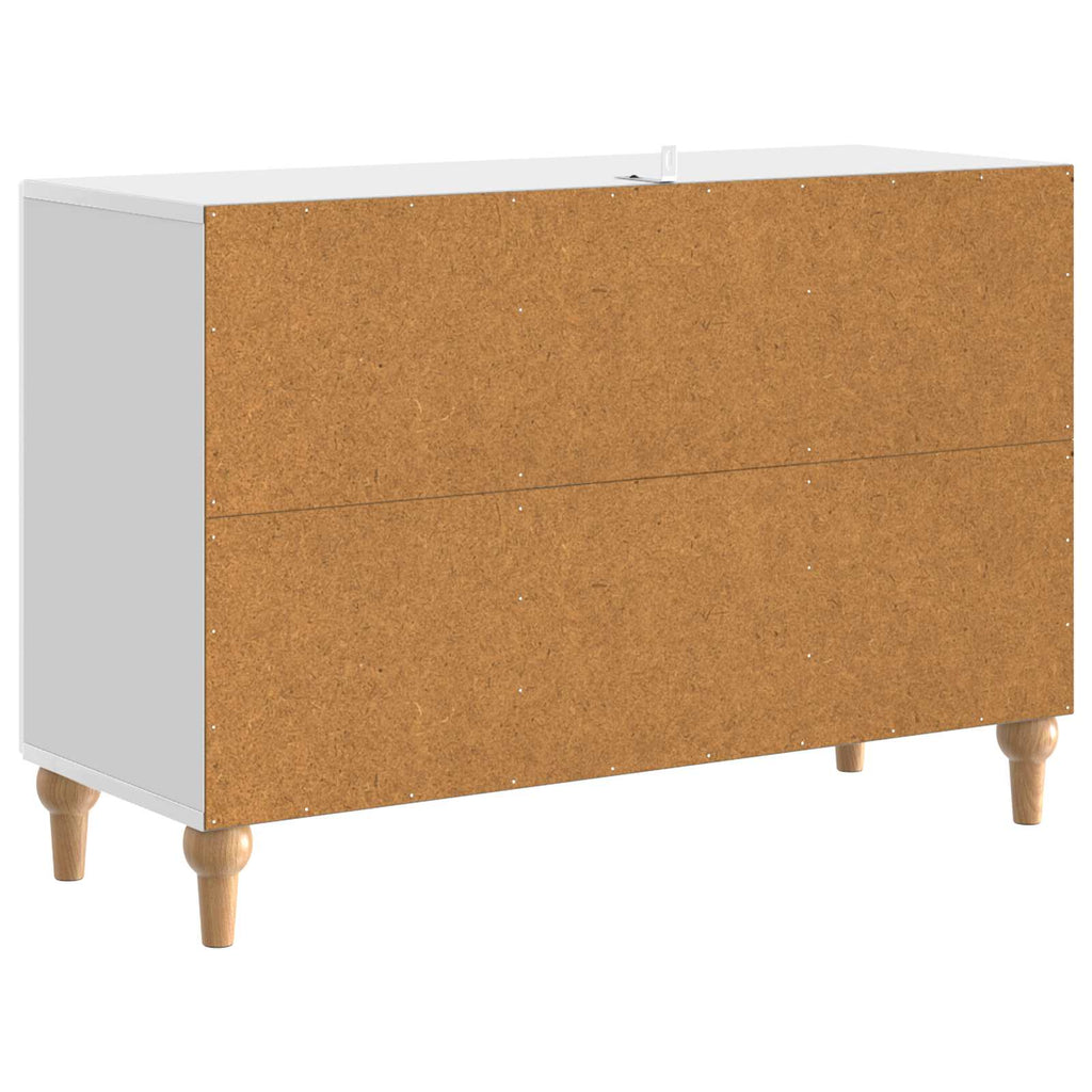 TV-Schränk Hochglanz Weiß 89 x 34,5 x 60 cm Holzwerkstoff