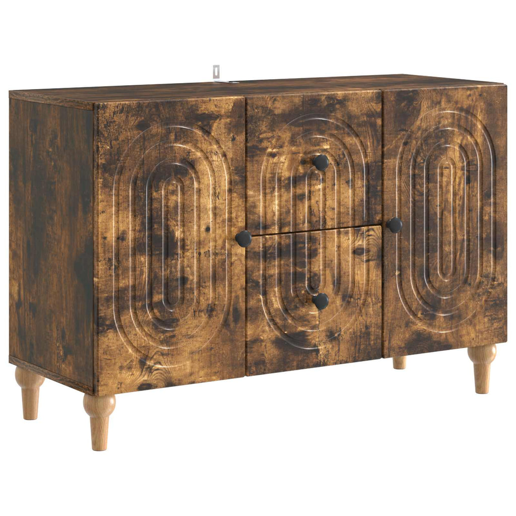 TV-Schränk Geräucherte Eiche 89 x 34,5 x 60 cm Holzwerkstoff