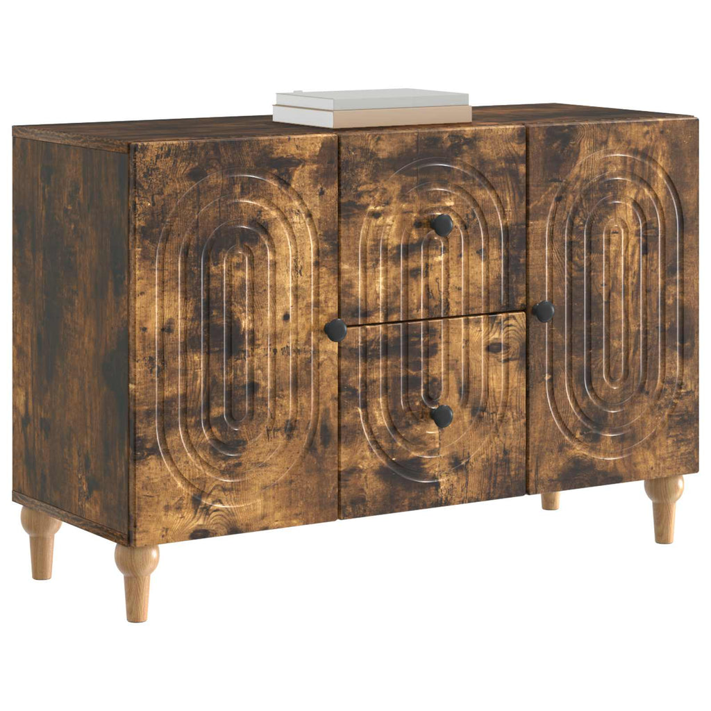 TV-Schränk Geräucherte Eiche 89 x 34,5 x 60 cm Holzwerkstoff
