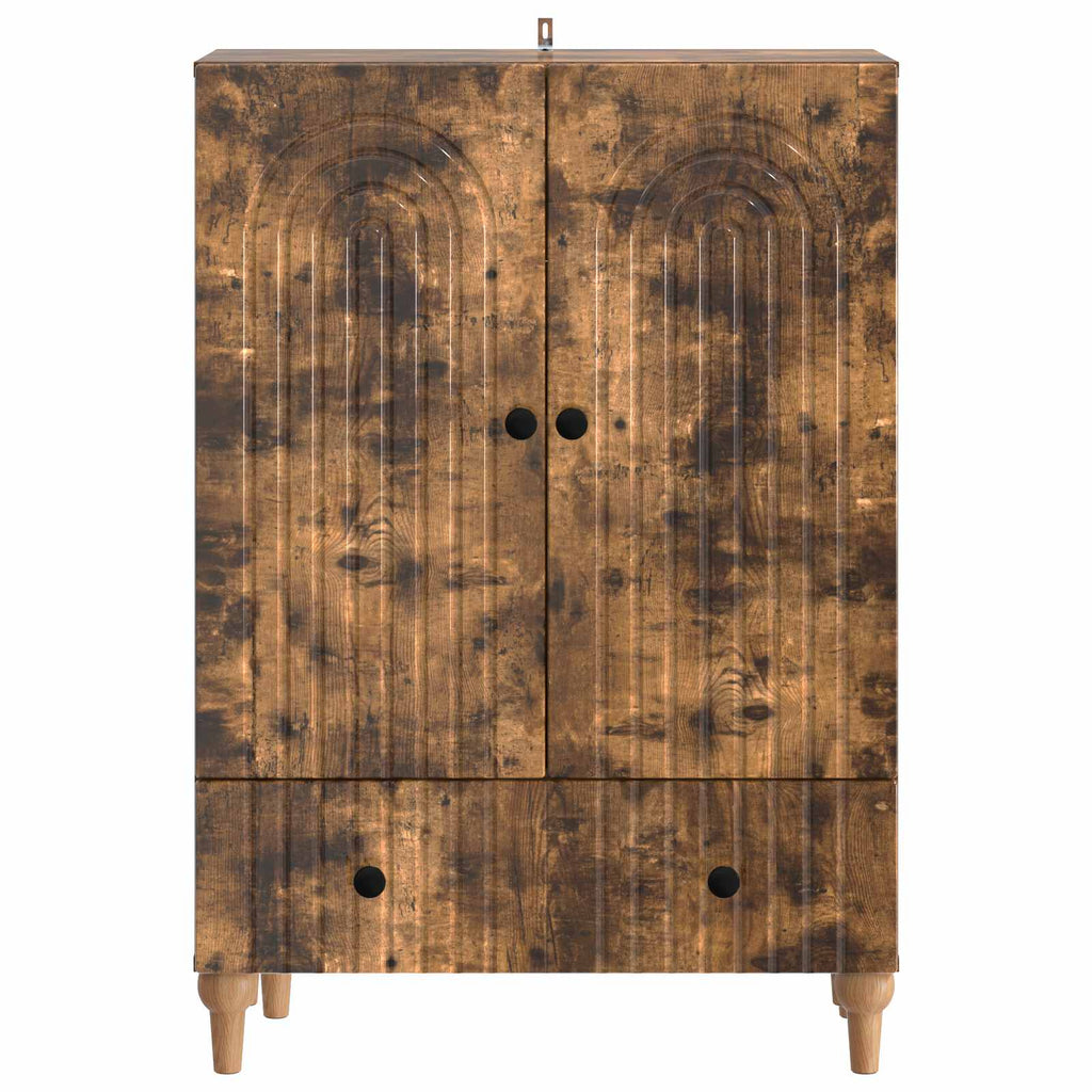 Sideboard Geräucherte Eiche 66 x 34,5 x 95 cm Holzwerkstoff