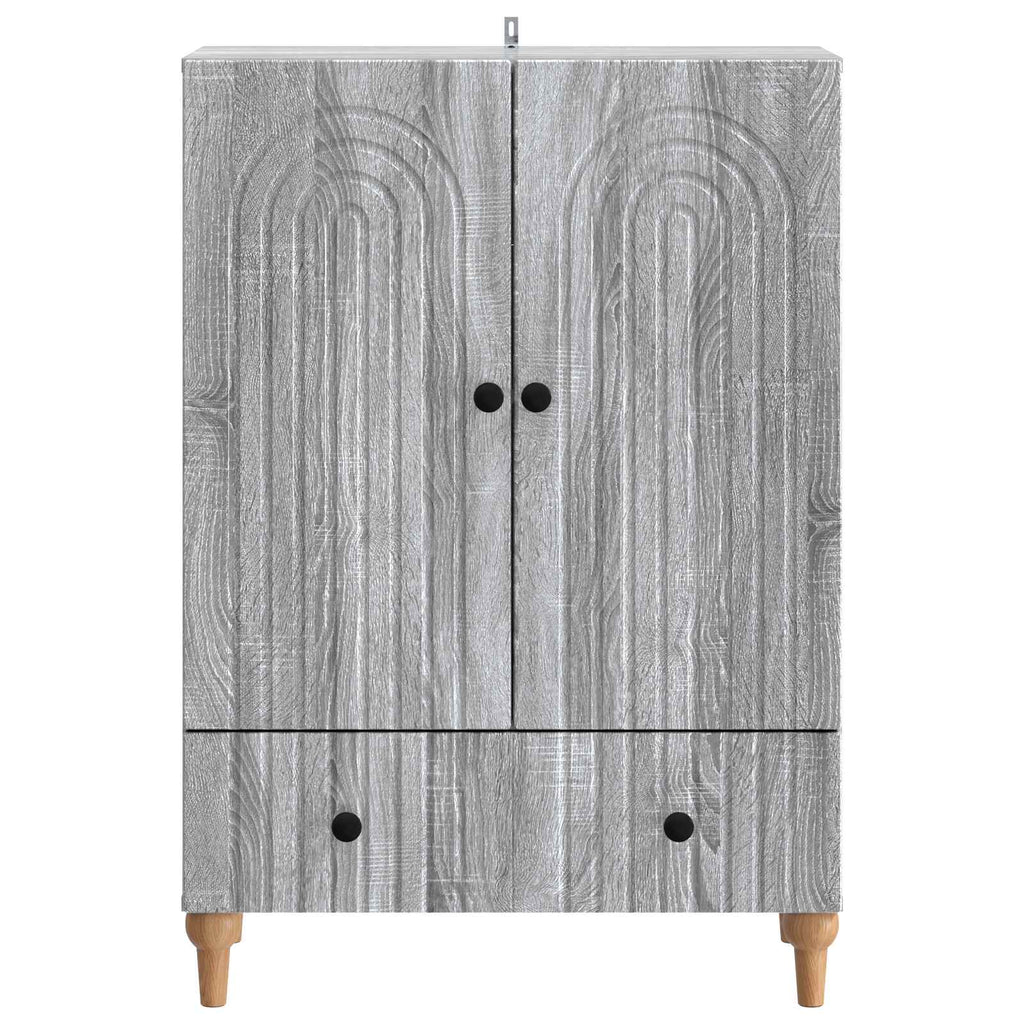 Sideboard Graues Sonoma 66 x 34,5 x 95 cm Holzwerkstoff